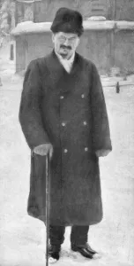 Leon Trotsky at Brest-Litovsk, 7th January 1918, (1929) Leon Trotsky at Brest-Litovsk, 7th January 1918, (1929)