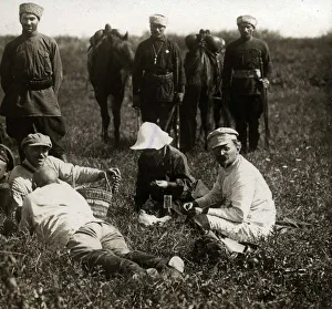 Leon Trotsky with his wife in the Caucasus, 1929 Leon Trotsky with his wife in the Caucasus, 1929