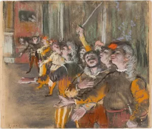 Les Choristes (The Chorus Singers), 1877. Creator: Degas, Edgar (1834-1917) Les Choristes (The Chorus Singers), 1877. Creator: Degas, Edgar (1834-1917)