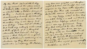 Letter from Charles James Fox to his Aunt Emily, 21st October 1798 Letter from Charles James Fox to his Aunt Emily, 21st October 1798