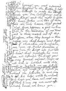 Letter by Oliver Cromwell to General Fairfax, 1646 (1865).Artist: Frederick George Netherclift Letter by Oliver Cromwell to General Fairfax, 1646 (1865).Artist: Frederick George Netherclift