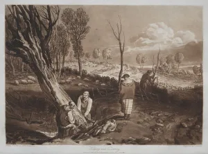 Joseph Mallord William Turner Artworks Prints: Liber Studiorum: Hedging and Ditching