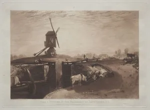 Joseph Mallord William Turner Prints: Liber Studiorum: Windmill and Lock