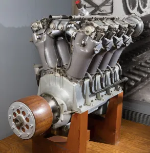 Liberty L-8 (Packard) V-8 Engine, 1917. Creator: Packard Motor Car Company Liberty L-8 (Packard) V-8 Engine, 1917. Creator: Packard Motor Car Company