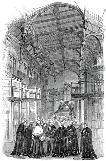 The Library, Lincolns Inn New Buildings, 1845 Print