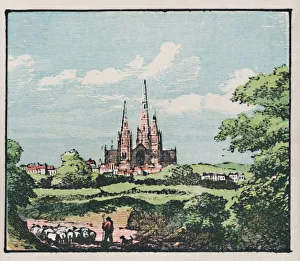 Staffordshire England Prints: Lichfield, c1910. Creator: Unknown