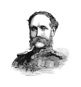 Monochrome Male Figure Prints: Lieutenant-General Willis, Commanding the First Division, c1882