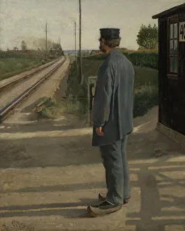 The Lineman, 1884 Print by Laurits Andersen Ring