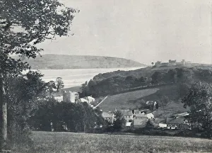 Llanstephan - The Village and the Castle-Crowned Hill, 1895 Llanstephan - The Village and the Castle-Crowned Hill, 1895