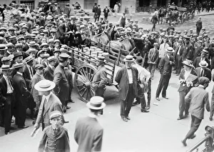 Loading gold for shipment abroad, c1910-1915 Print
