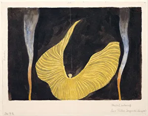 Loie Fuller in the Dance The Archangel, 1902. Artist: Moser, Koloman (1868-1918) Loie Fuller in the Dance The Archangel, 1902. Artist: Moser, Koloman (1868-1918)