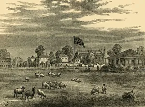 Lords Ground in 1837, (c1876). Creator: Unknown Lords Ground in 1837, (c1876). Creator: Unknown