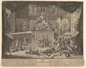 The Lottery, after 1724. Creator: William Hogarth The Lottery, after 1724. Creator: William Hogarth