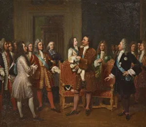 Louis XV Visiting Peter I the Great at the Hotel de Lesdiguieres, 10th May 1717, First half of the 1 Louis XV Visiting Peter I the Great at the Hotel de Lesdiguieres, 10th May 1717, First half of the 1