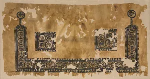 Egyptian Heritage Art Prints: Lower Section of a Tunic, 400s. Creator: Unknown