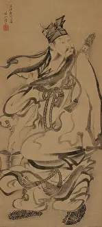 Asian Fine Art Images Prints: Lu Dongbin, Second Half of the 18th cen.. Creator: Jakuchu, Ito (1716-1800)
