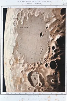 Lunar Surface Print, 1857