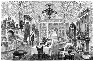 The Luncheon Room at the Town Hall, Birmingham, West Midlands, 1887 The Luncheon Room at the Town Hall, Birmingham, West Midlands, 1887