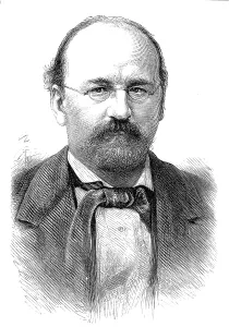 Print of Emile Erckmann, 1881
