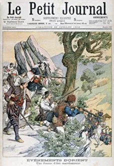 Prints of Macedonia revolt, 1903. An illustration from Le Petit Journal, 26th July 1903 Macedonia Prints: Macedonia Revolt Print, 1903