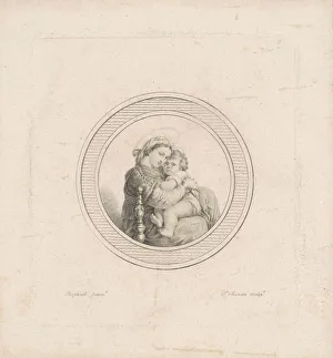 Madonna della seggiola, c. 1795. Creator: Charles Balthazar Julien Fé Madonna della seggiola, c. 1795. Creator: Charles Balthazar Julien Fé