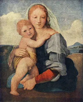 The Madonna of the Tower, 1509-1511, (c1912). Artist: Raphael The Madonna of the Tower, 1509-1511, (c1912). Artist: Raphael