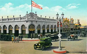 Main and Second Streets, c1939 Print, Tijuana Mexico