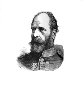 British Imperialism History Prints: Major-Gen. Sir E. B. Hamley, Commanding the Second Division, c1882