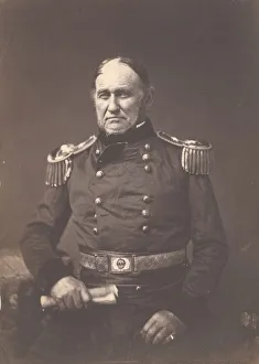 American Civil War Era Photos Prints: Major General David E. Twiggs, ca. 1859. Creator: Mathew Brady