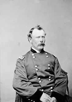 Black And White Civil War Images Prints: Major General Thomas Casimer Devin, US Army, between 1855 and 1865. Creator: Unknown