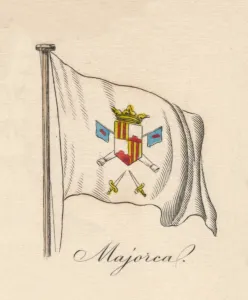 Spanish Flag Prints: Majorca, 1838