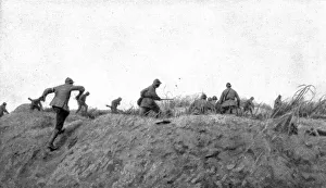 Western Front Warfare Prints: How to make a surprise attack; Departure: in the foreground