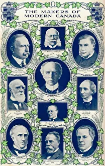 Victorian Era Leaders Prints: The makers of modern Canada, 1909