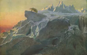Briton Riviere Artwork Prints: Beyond Mans Footsteps, c1894, (c1930). Creator: Briton Riviere