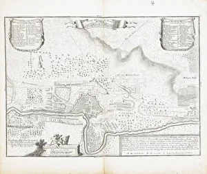 Map of the fortress of Bender. Artist: Wolff, Jeremias (1663-1724) Map of the fortress of Bender. Artist: Wolff, Jeremias (1663-1724)