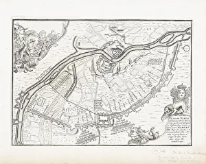 Map of Narva in 1700. Artist: Mortier, Pieter (1661-1711) Map of Narva in 1700. Artist: Mortier, Pieter (1661-1711)
