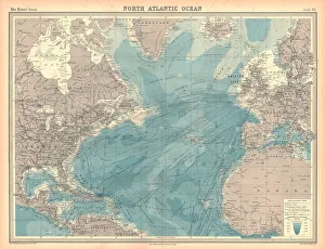 North Atlantic Ocean Print, Plate 81