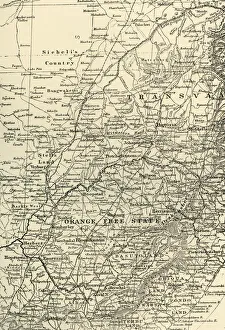 Map of the Seat of War, 1901. Creator: Unknown Map of the Seat of War, 1901. Creator: Unknown