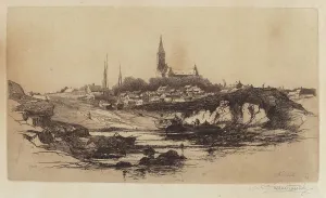 Black And White Coastal Images Prints: Marblehead, 1881. Creator: Stephen Parrish