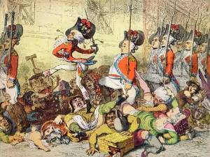 A March to the Bank, 1787. Artist: James Gillray A March to the Bank, 1787. Artist: James Gillray