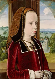 Margaret of Austria, ca. 1490. Creator: Jean Hey Margaret of Austria, ca. 1490. Creator: Jean Hey