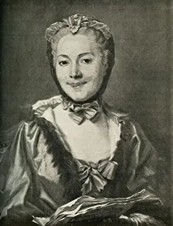 Antique Book Illustration Prints: Marguerite Lecomte, 1753, (1908). Creator: Unknown