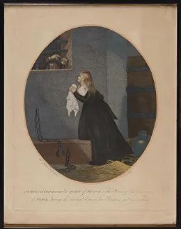 Marie Antoinette at the Conciergerie, ca 1797 Marie Antoinette at the Conciergerie, ca 1797
