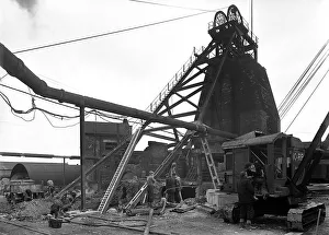 Michael Walters Photographer UK Prints: Markham Main Colliery, Doncaster, South Yorkshire, 1956. Artist: Michael Walters