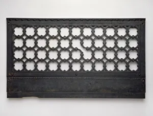American Architectural History Prints: Marquette Building: Elevator Grille Base, 1893 / 95. Creator: Holabird & Roche