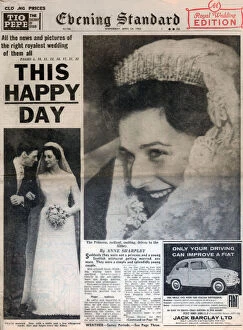 Images Dated 20th December 2006: Marriage of Princess Alexandra and Angus Ogilvy, 24 April 1963