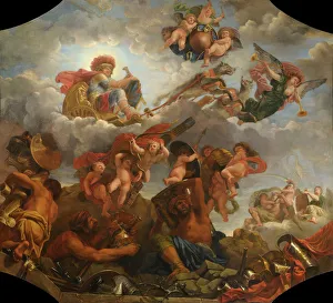 Musee De L Histoire De France Collection Prints: Mars on his chariot pulled by wolves
