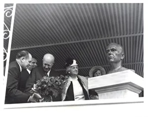 Space Travel Heritage Images Prints: Marshall Space Flight Center dedication, USA, September 8, 1960. Creator: NASA