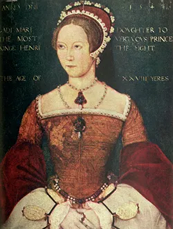 British Monarch Portraits Prints: Mary I, (c1911). Creator: Unknown