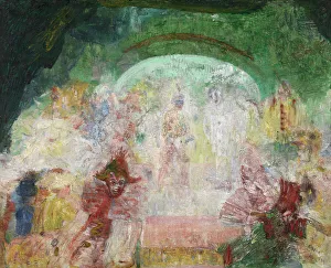 Belgian Art 19th Century Prints: Masquerade, 1889. Creator: James Ensor
